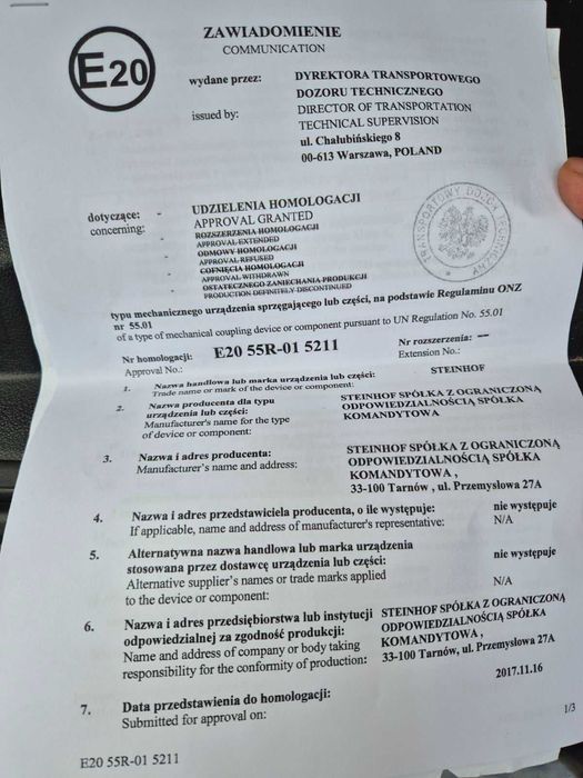 Продавам теглич за Пежо 3008