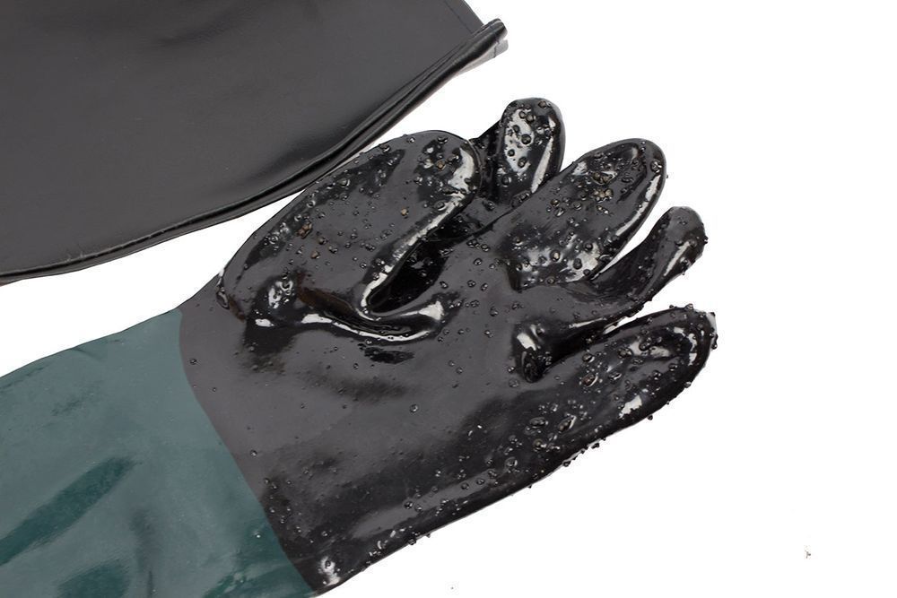 Set manusi de protectie pentru sablare 60cm kroftools