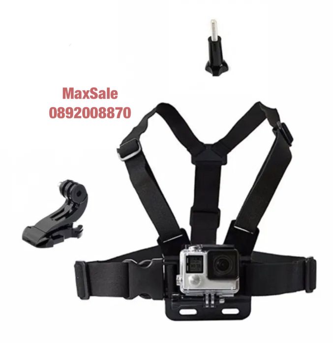 Нагръдник стойка лента за екшън камера гърди GOPRO и др.