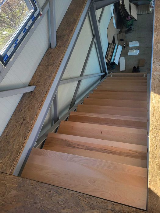 Scara lemn, trepte lemn