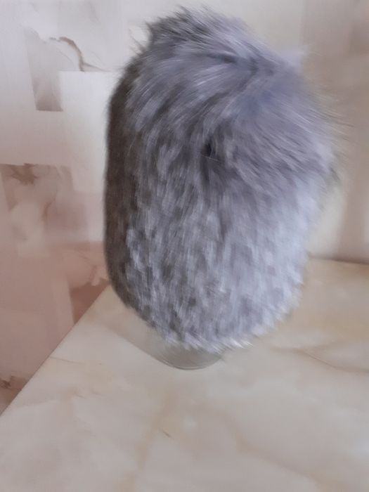 Шапочка с  чернобурки