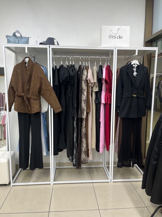 Рейлы для магазина одежды