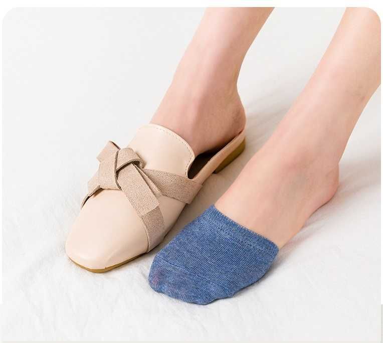 Летние носки на пол стопы