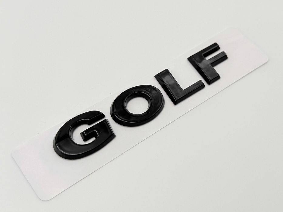 Emblema Compatibila VW GOLF negru