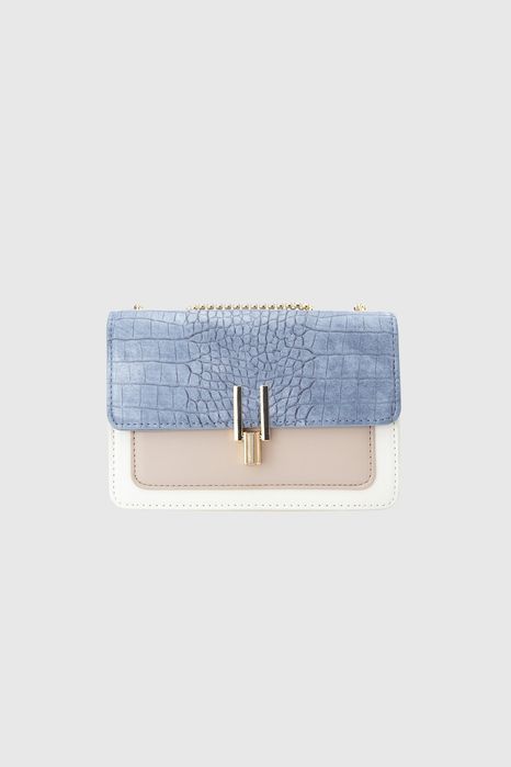 НОВО! ЛИКВИДАЦИЯ! Дамска чанта "Патриция" с крокодилски десен
