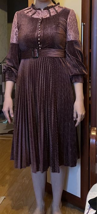 Платье плиссе