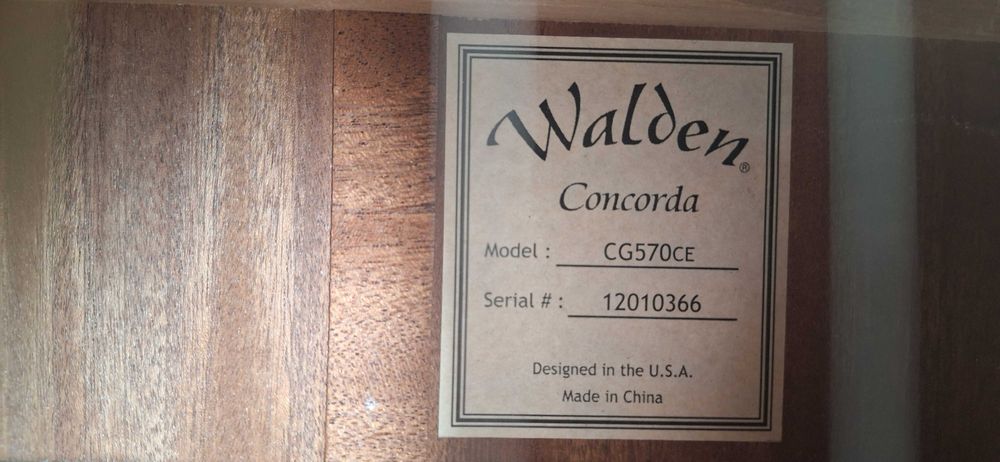 Гитара Walden Concorda CG570CE