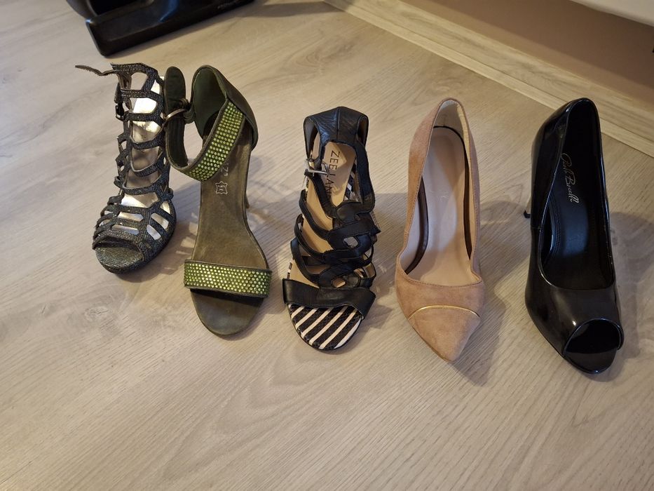 Обувки с ток, 37 ми номер