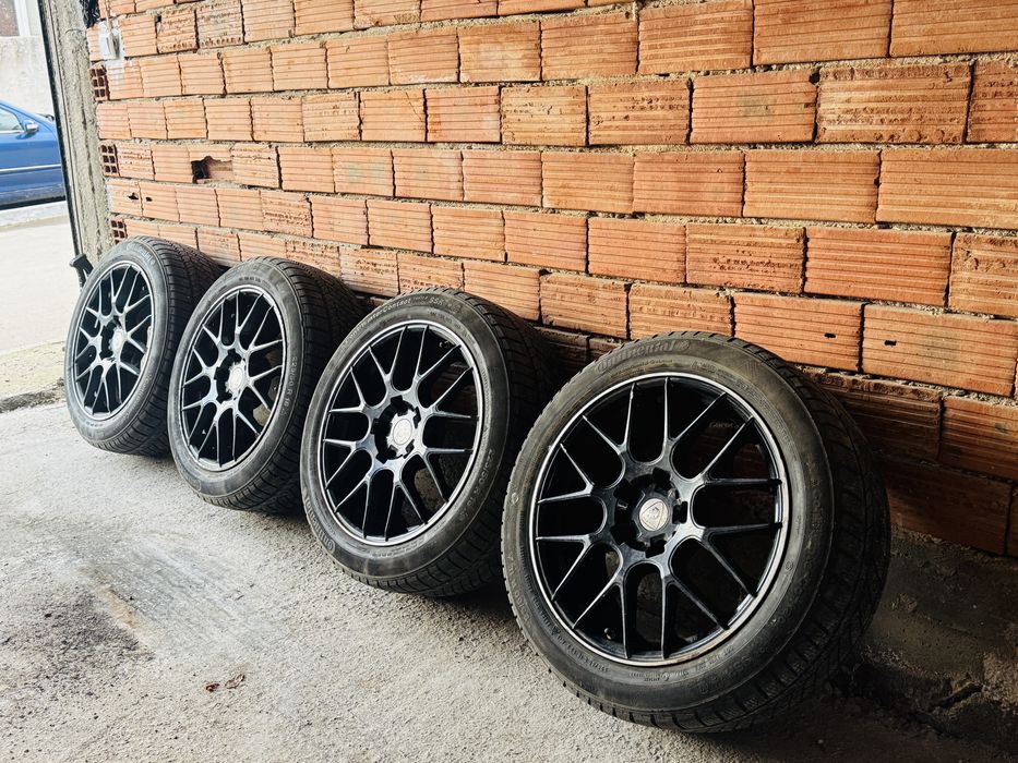 18 Алуминиеви джанти Aluett 5х120 за BMW с гуми Continental (Runflat)