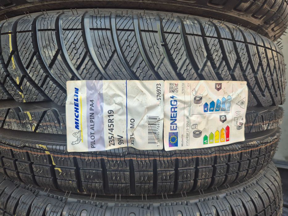 4 Anvelope M+S IARNA - 235/45/19 - Michelin Alpin PA4 OEM Mercedes GLA - NOU - DOT 2020 !