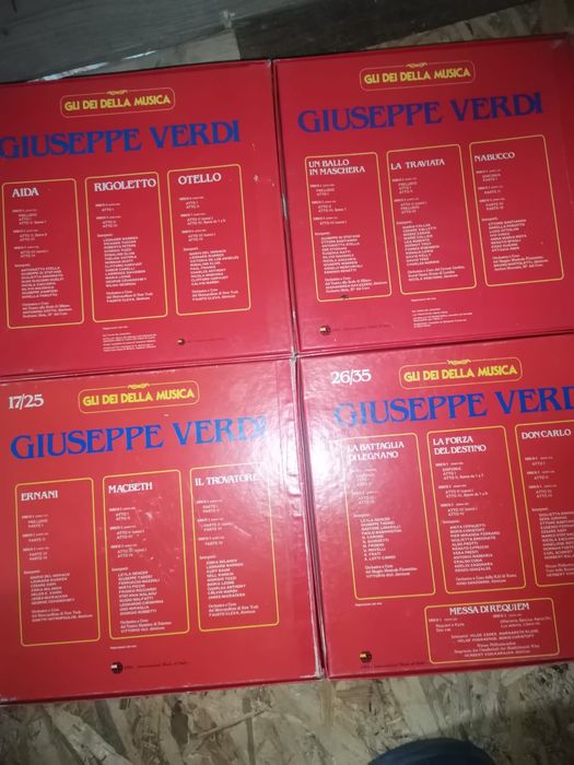 Colecție viniluri Giuseppe Verdi