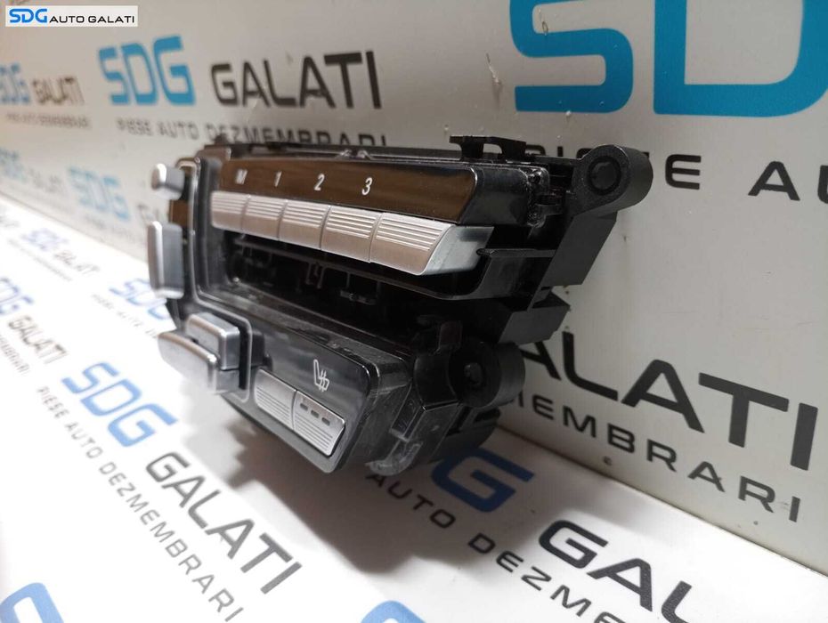 Buton Reglaj Scaun Stanga Fata Electric cu Memorii Mercedes Clasa S Class W221 S320 2005 - 2013 Cod A2218702079 [M3897]