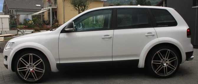 Evazari extensii aripi Overfendere Bandouri VW Volkswagen Touareg 2006 2007 2008 2009 2010 v2