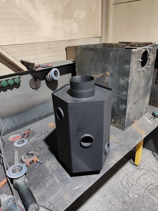 Recuperator de caldura profesional din otel de 3 mm!!! Calitate!!!