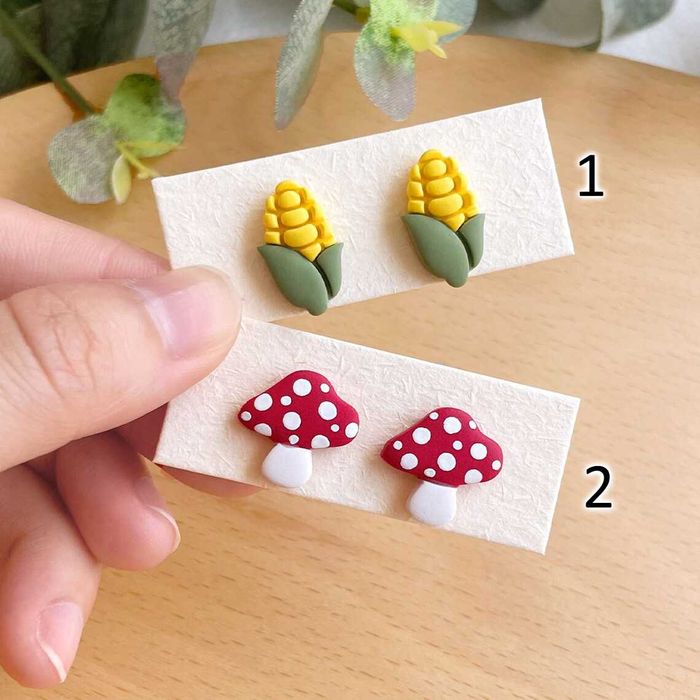 Обеци от полимерна глина