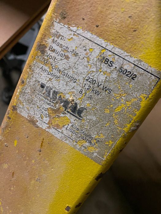 Машина/банциг за рязане на газобетон Lissmac MBS 502, 230V