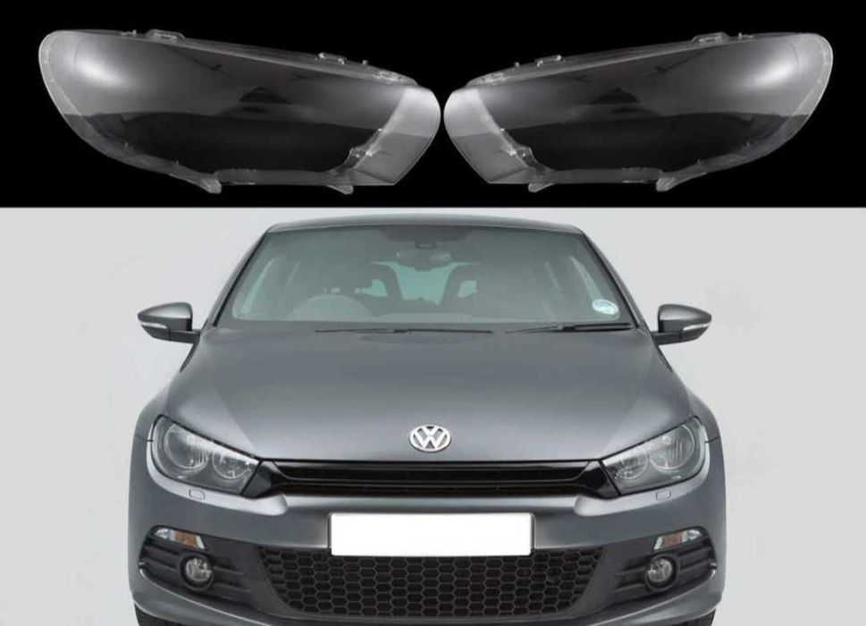 Стъкла за фарове за Volkswagen VW Scirocco капаци пластмасови светлини Фолксваген Широко