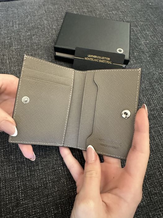 Кожен портфейл Montblanc Sartorial mini wallet 4CC