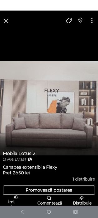 Canapele extensibile noi,prețuri negociabile