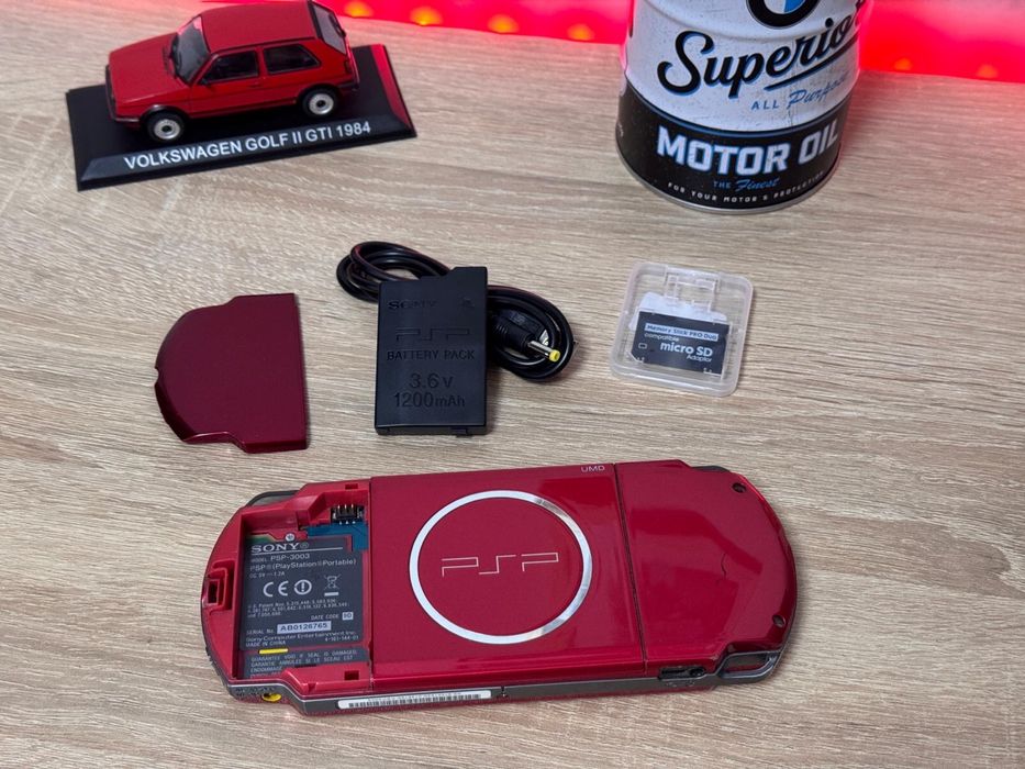 Consola Sony Psp 3003 Red Edition