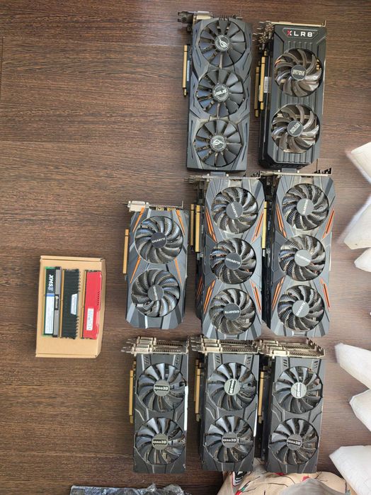 Placa video GTX 1070 GTX 1060 (LOT 17 bucati DEFECTE)+Placi de baza+RAM
