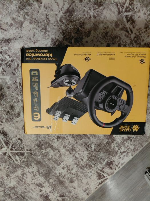 Волан с скоростен лост и педали + акаунт в Steam с закупена Euro Truck