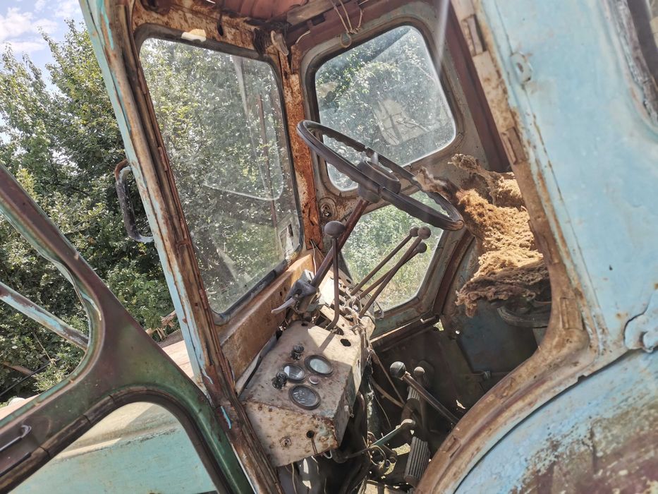 Т-40 на ходу посёлок кушум