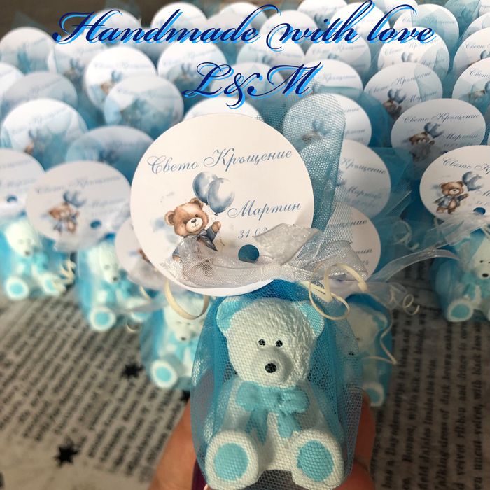 Керамични и восъчни отливки- Подарък за гости на погача, кръщене и др