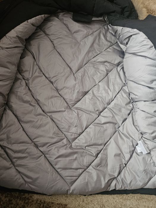 Зимна парка естествен косъм Л размер