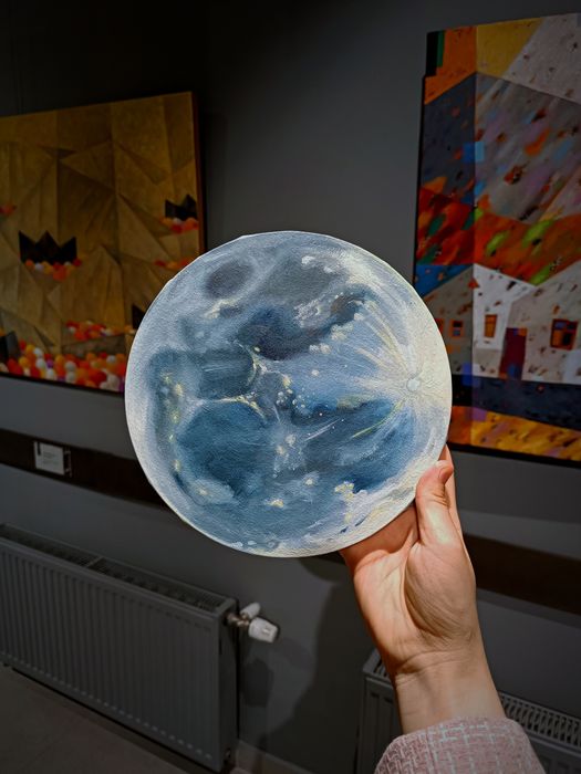 Картина "Луна" диаметр 20