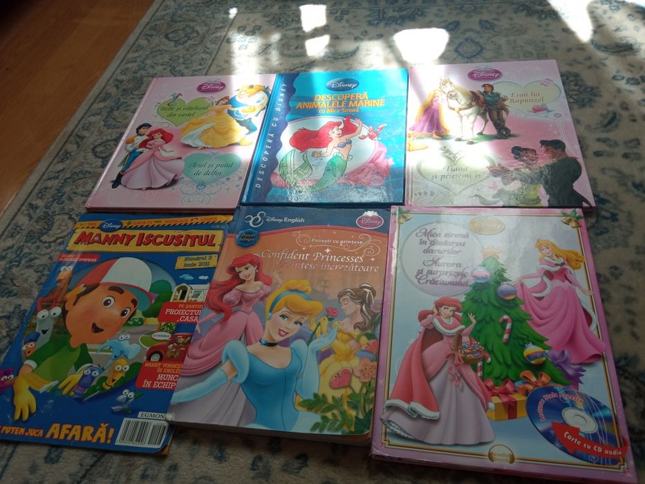 Vând lot 6 Cărți Disney +7 bonus cărți pentru copii gratis