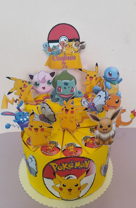 Картонена торта за детски градини