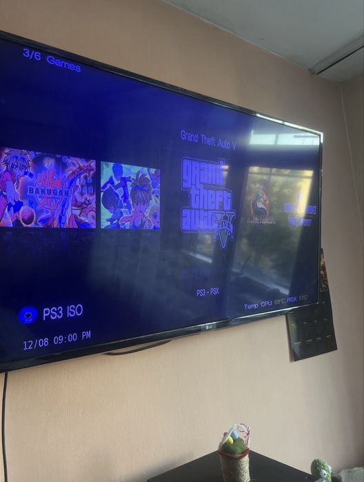 Sony PlayStation 3 Slim 500GB с 9 игри (GTA V, MK, Bakugan, Yu-Gi-Oh)
