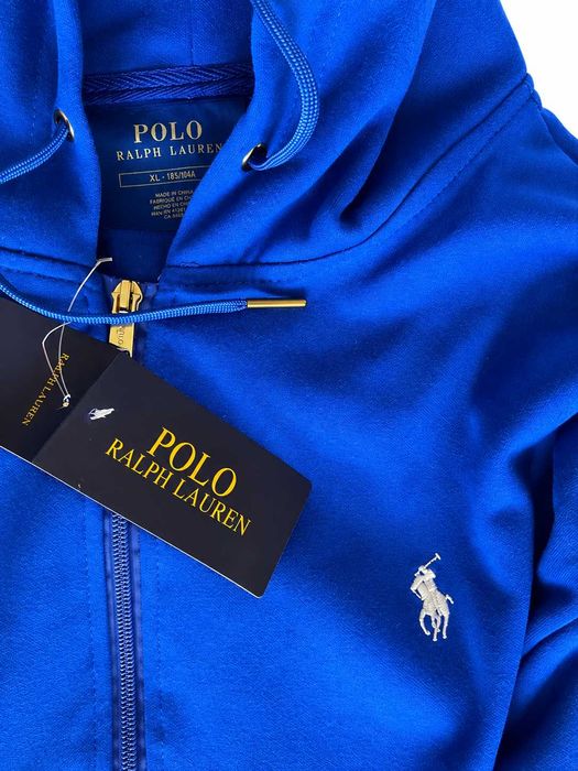 Polo Ralph Lauren суичър с качулка и цип – Royal Blue – XL