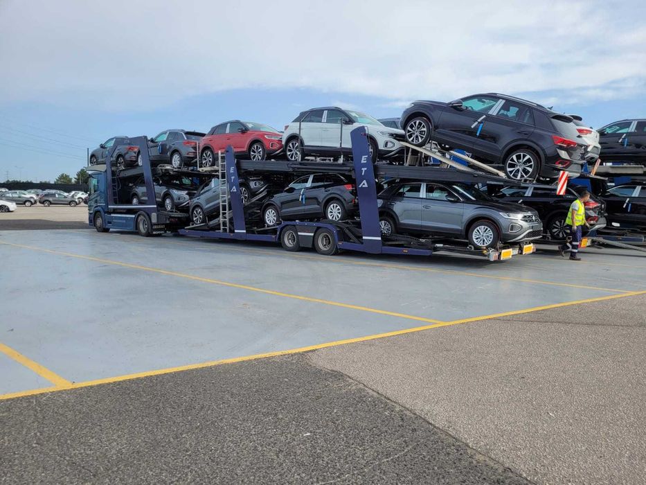 Mercedes Actros LOHR Transportor auto