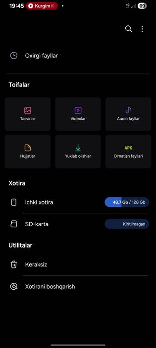 Samsung 128gb.    ..