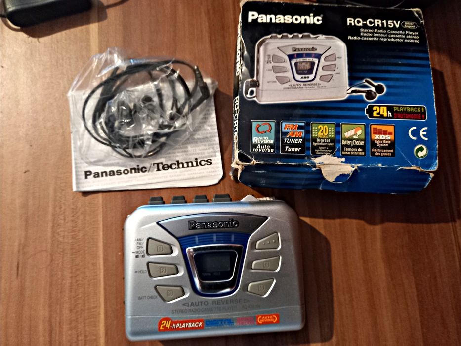 Уокмен Panasonic RQ-CR15V  Касетен аудио плеър