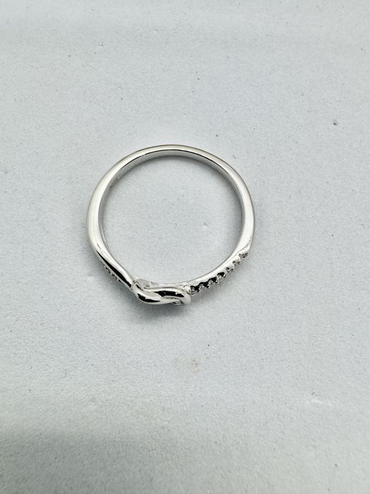 Сребърен пръстен с мойсанит (Диамант) 0.5 карата