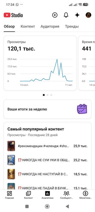 Ютуб канал 3800 подписчиков