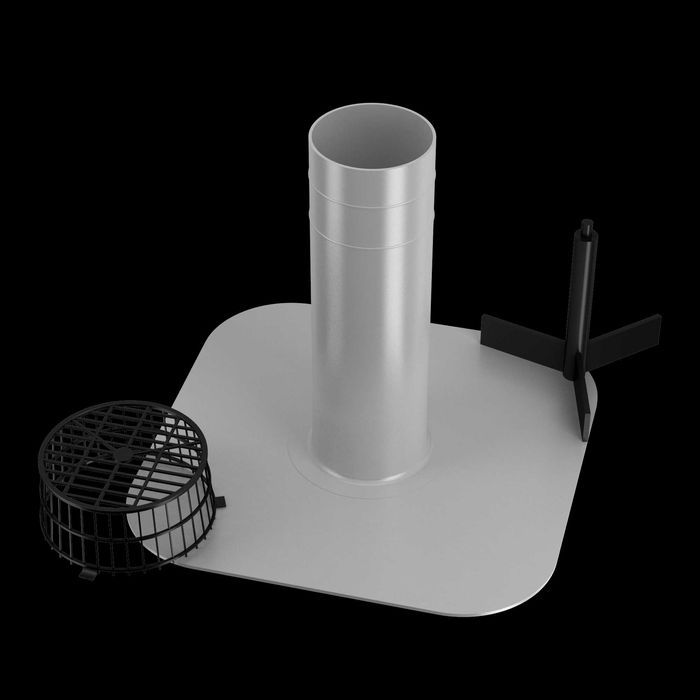 ПВХ воронка экструдируемая на трубу 100мм PVC voronka