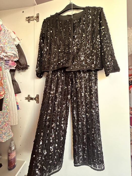 Compleu paiete fetite H&M 6-7 ani