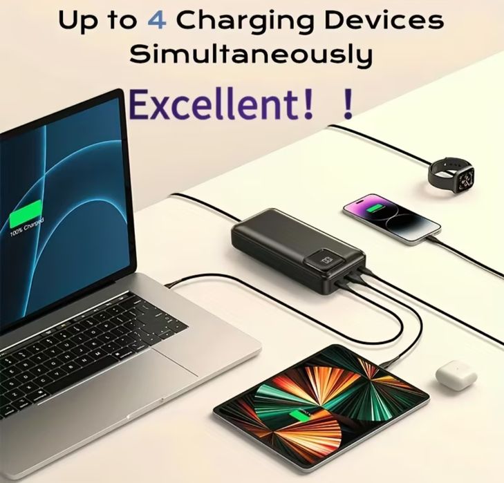 Baterie portabila PowerBank 40000mah  încărcare super rapidă