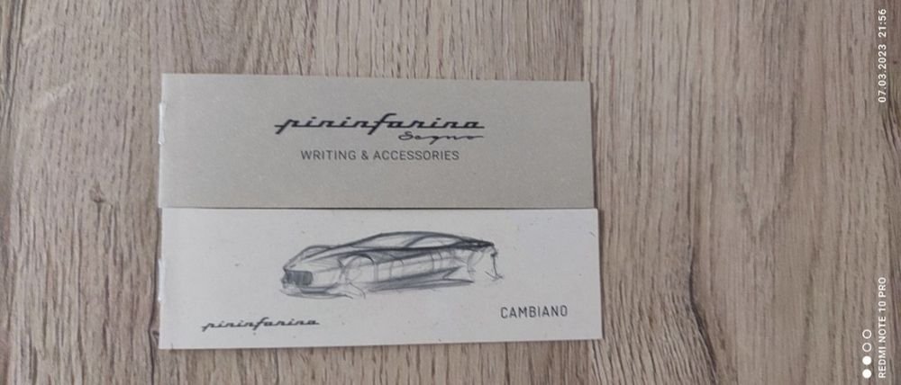 Creion interminabil Pininfarina Cambiano placat cu aur 24K 
Cod
Cod