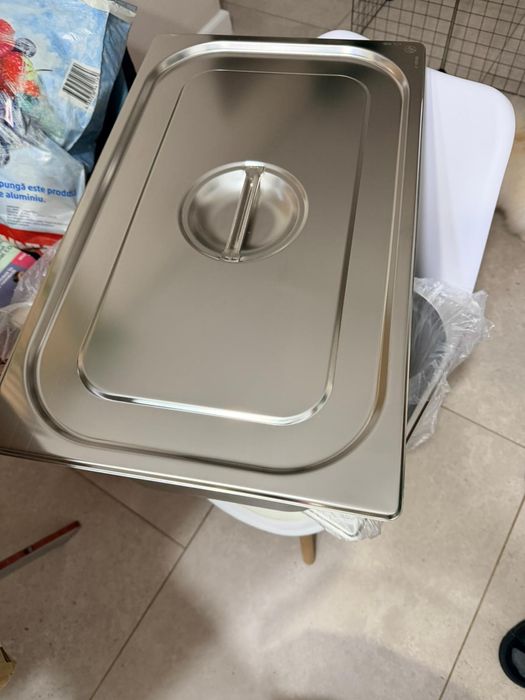 recipient tava 25.6 L capac gastronorm inox argintiu MJUSK