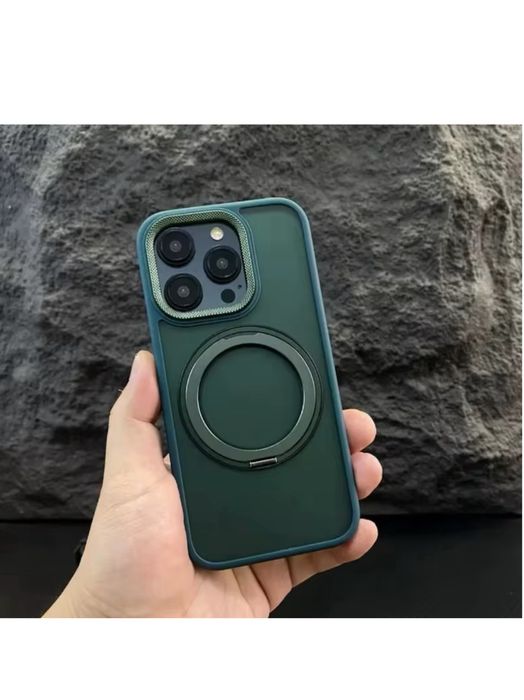 Iphone 15/PRO/MAX/PLUS Husa Magsafe Inel Metalic Protectie Camera