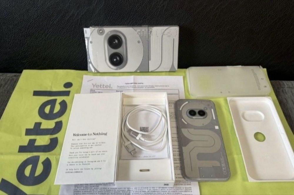 КАТО НОВ 256GB Nothing Phone 2A Plus 5G Гаранция Yettel 2028 Grey