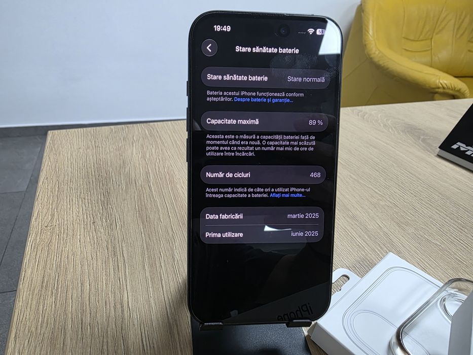 Vând iPhone 16 128gb 5g Black