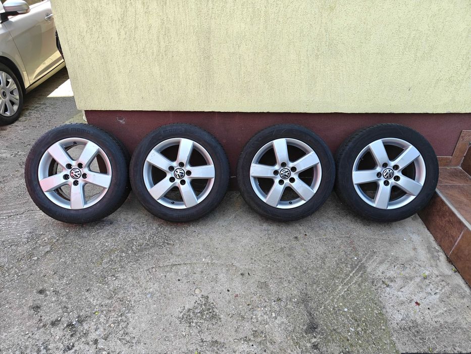 Jante aliaj 205/55/16 de vara 5x112 pt VW Golf 5/6/7, Passat, Skoda, Audi