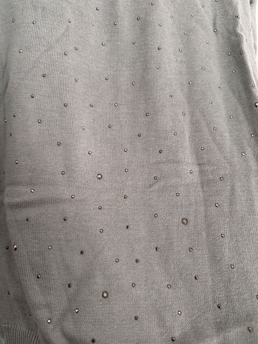 Top/ jerse bumbac aplicatii marime M/L nou
