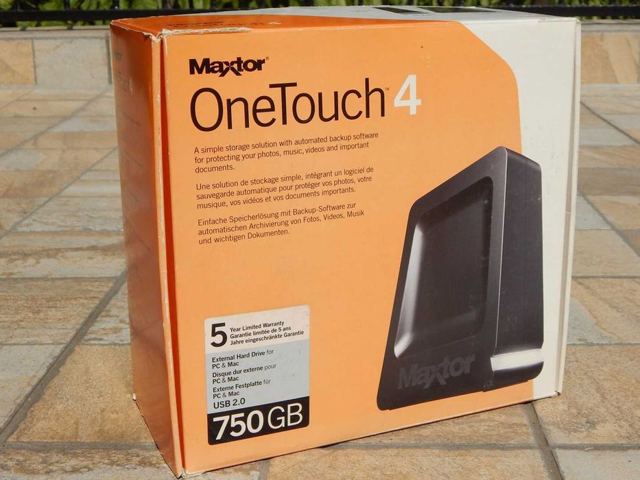 Hard disk extern-intern Seagate Maxtor OneTouch 4 Plus 750GB USB